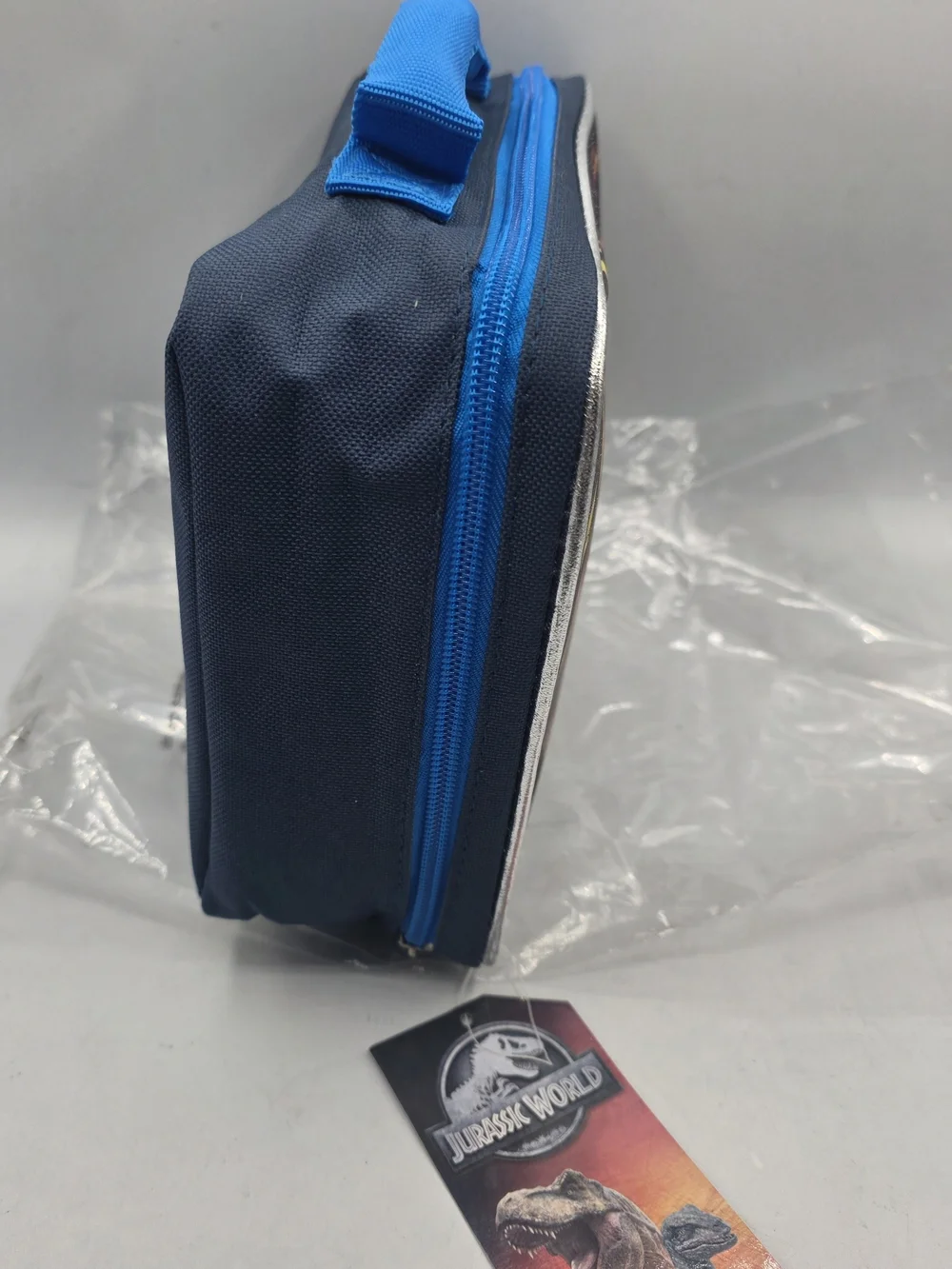 Jurassic World Lunch Bag Insulated T-Rex Dinosaur Zipper Around